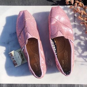 Glitter Pink Toms